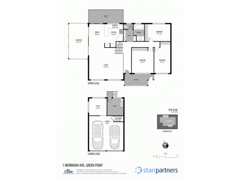 1 Merindah Avenue, Green Point NSW 2251 Floorplan