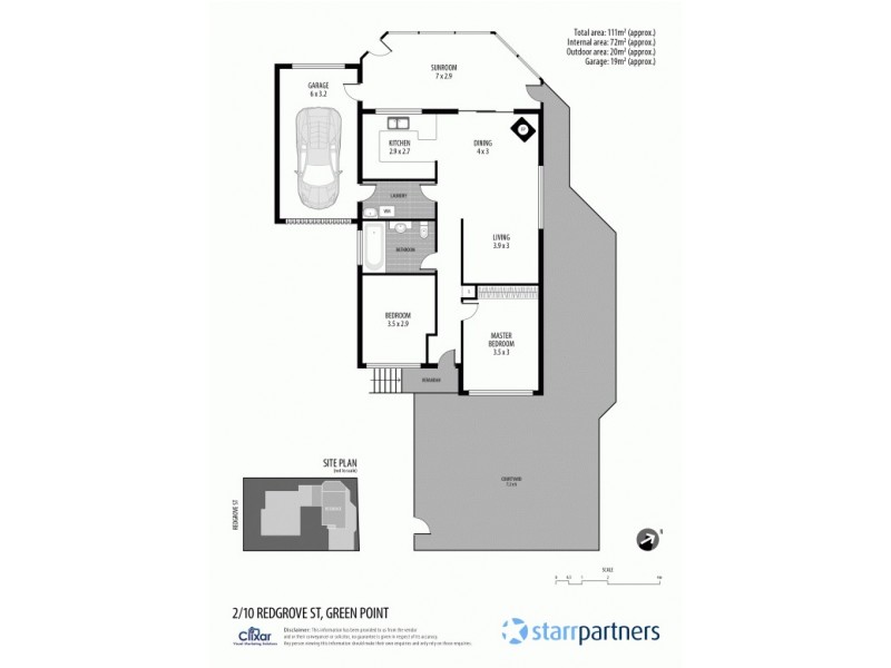 2/10 Redgrove Street, Green Point NSW 2251 Floorplan