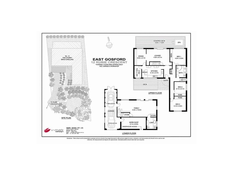 12 Rubie Crescent, East Gosford NSW 2250 Floorplan
