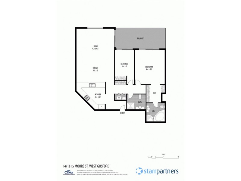 14/13-15 Moore Street, West Gosford NSW 2250 Floorplan