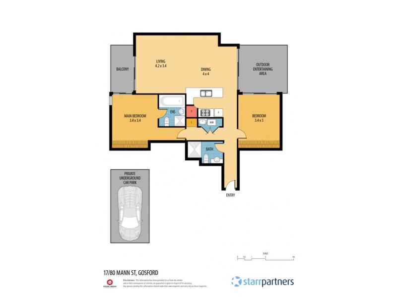 17/72-82 Mann Street, Gosford NSW 2250 Floorplan