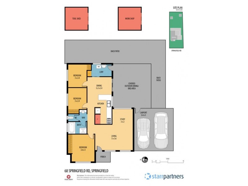 68 Springfield Road, Springfield NSW 2250 Floorplan