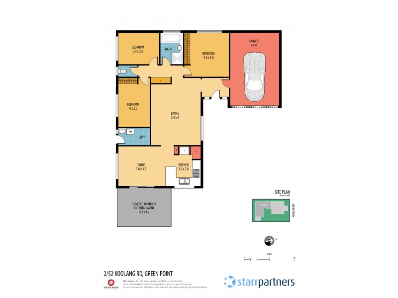 2/52 Koolang Road, Green Point NSW 2251 Floorplan