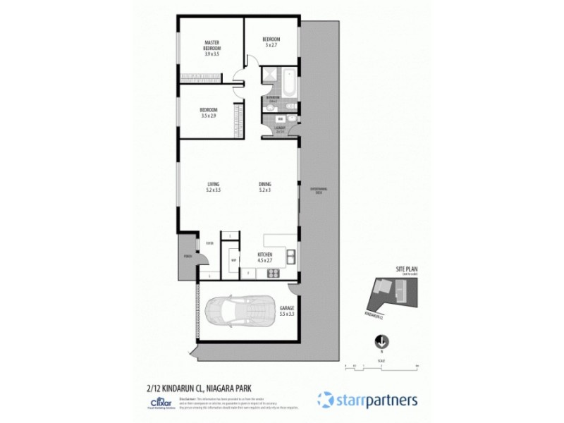2/12 Kindarun Close, Niagara Park NSW 2250 Floorplan