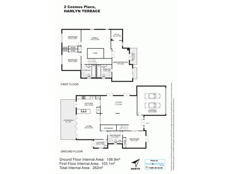 2 Cosmos Place, Hamlyn Terrace NSW 2259 Floorplan