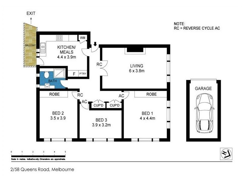 2/58 Queens Road, Melbourne VIC 3004