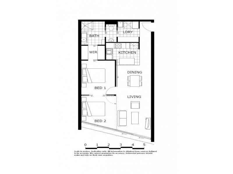 503/68 La Trobe Street, Melbourne VIC 3000 Floorplan