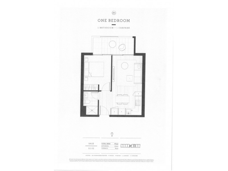 3102/188 Whitehorse Road, Balwyn VIC 3103 Floorplan