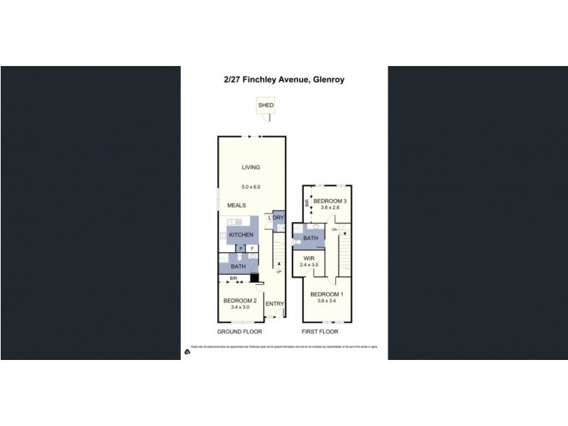 2/27 Finchley Avenue, Glenroy VIC 3046 Floorplan