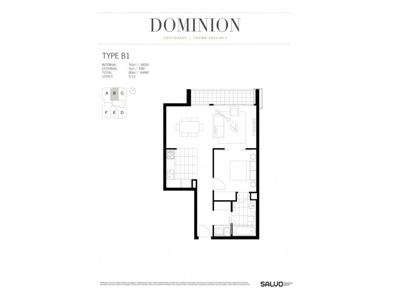 72/285 City Road, Southbank VIC 3006 Floorplan