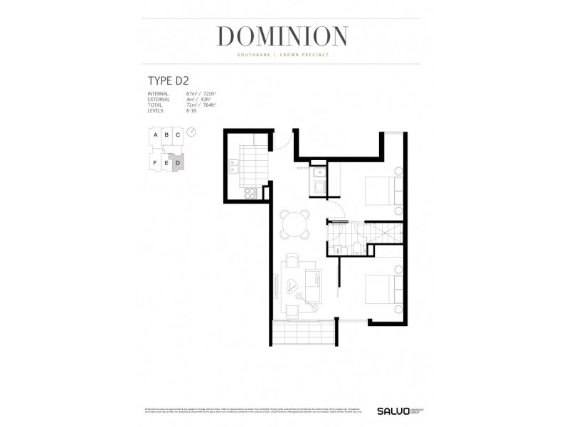 76/285 City Road, Southbank VIC 3006 Floorplan