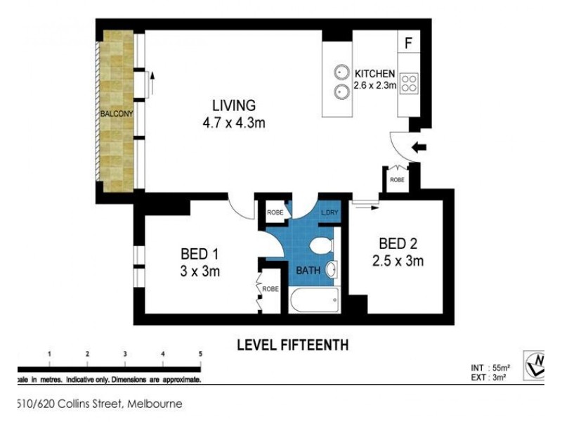 1510/620 Collins Street, Melbourne VIC 3000