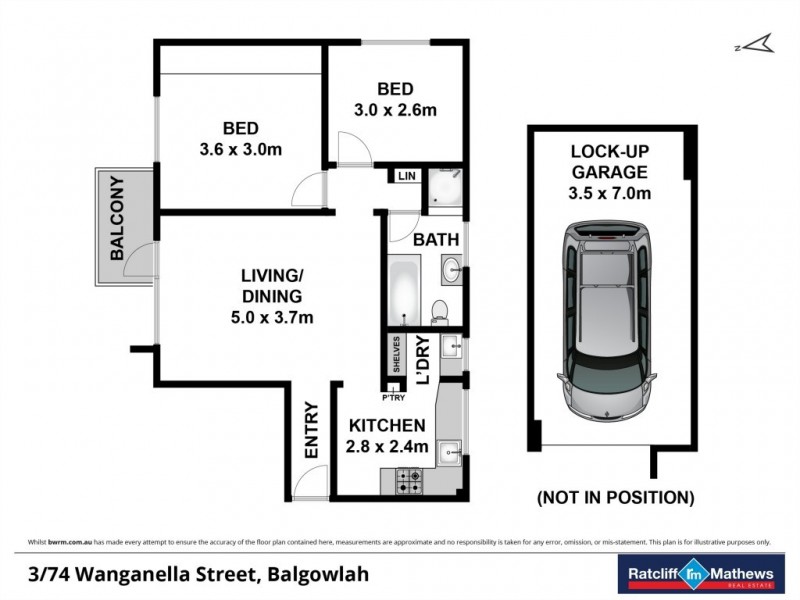 3/74 Wanganella Street, Balgowlah NSW 2093 Floorplan