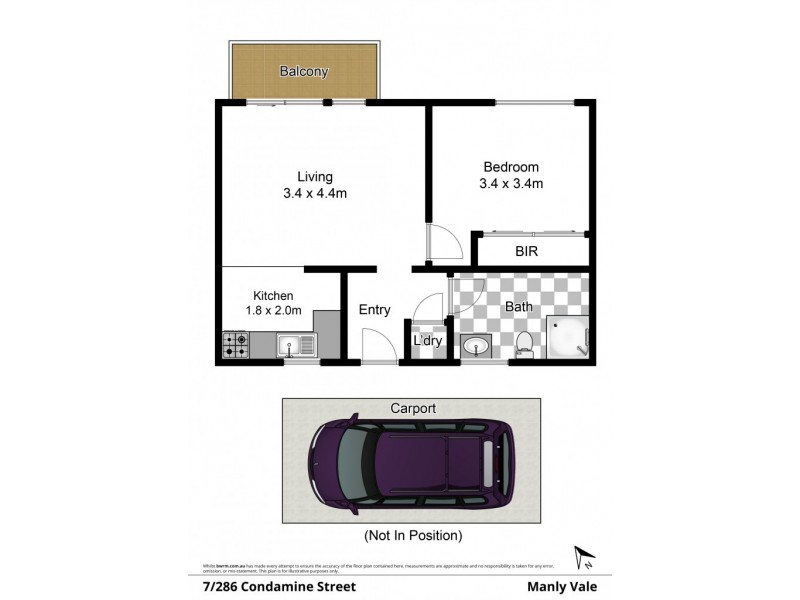 7/286 Condamine Street, Manly Vale NSW 2093 Floorplan