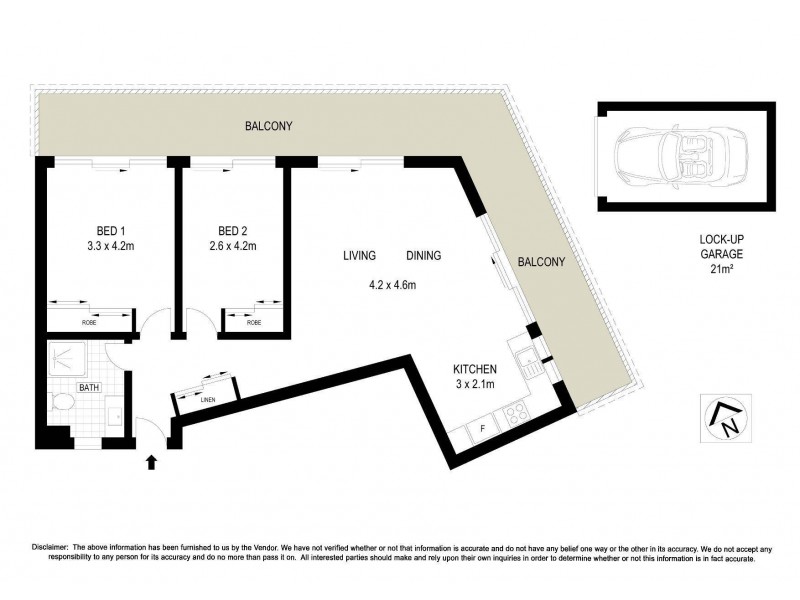 23/2 Monash Parade, Dee Why NSW 2099 Floorplan
