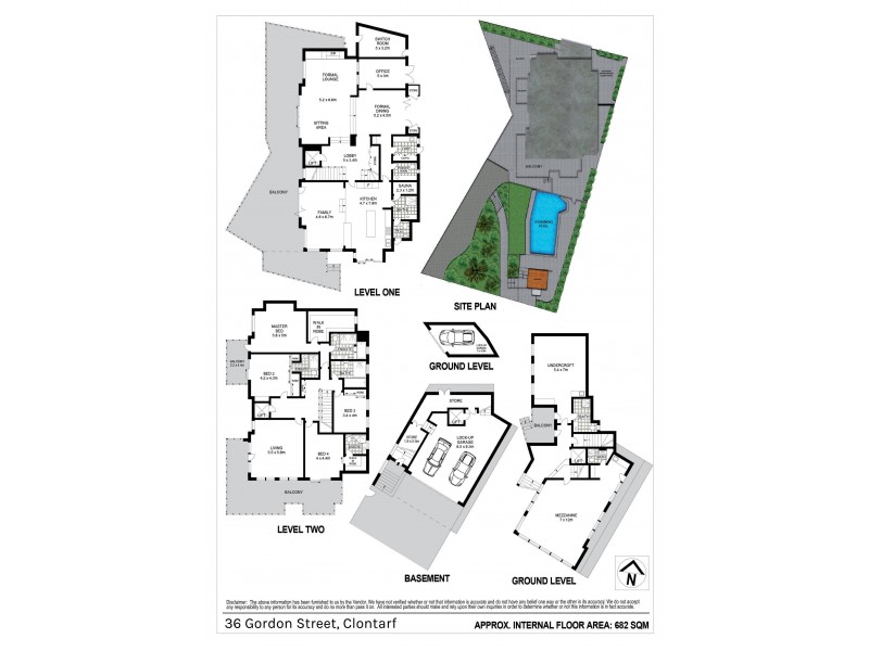 36 Gordon Street, Clontarf NSW 2093 Floorplan