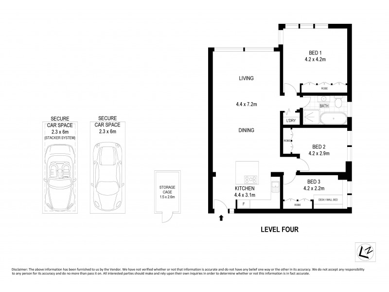 45/6 Wyargine Street, Mosman NSW 2088 Floorplan