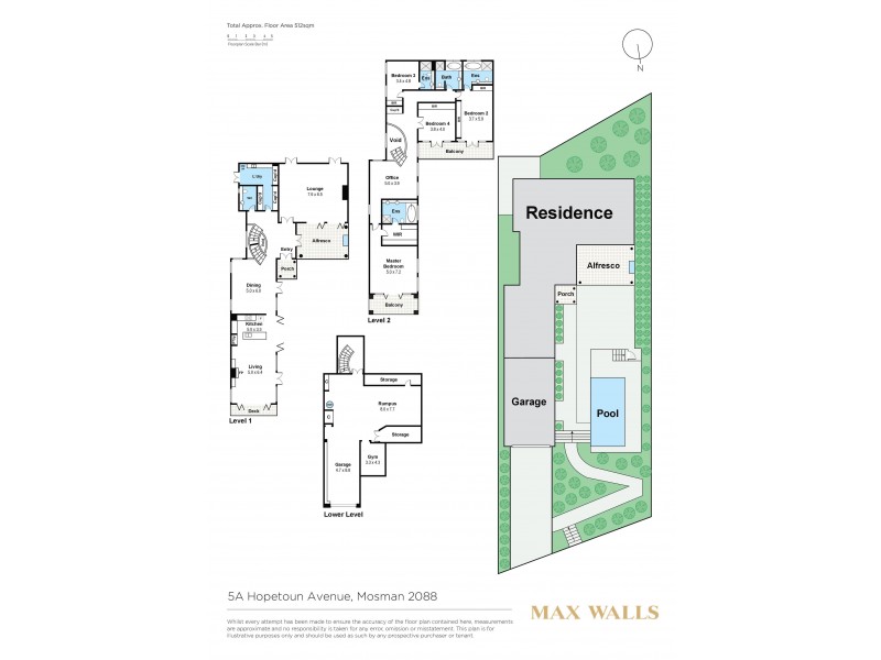5a Hopetoun Avenue, Mosman NSW 2088 Floorplan