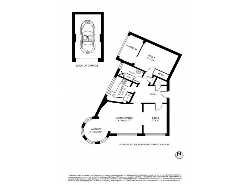 1/1a Fairlight Street, Manly NSW 2095 Floorplan