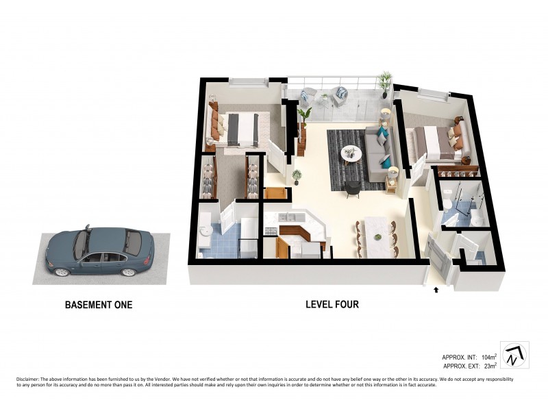 411/15 Wentworth Street, Manly NSW 2095 Floorplan