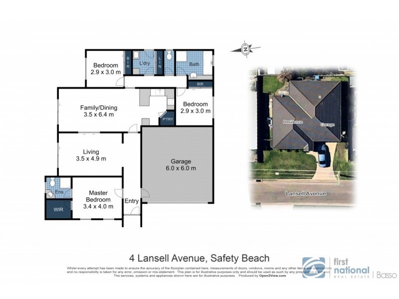 4 Lansell Avenue, Safety Beach VIC 3936 Floorplan