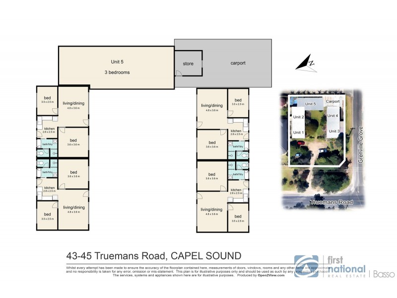 1,2,3,4,5/43-45 Truemans Rd, Capel Sound VIC 3940