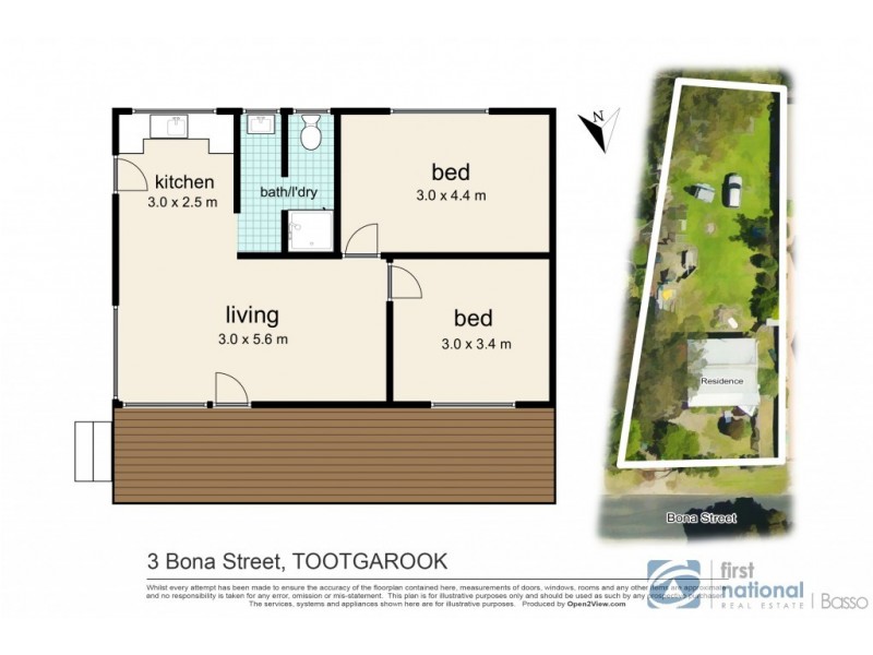 3 Bona Street, Tootgarook VIC 3941 Floorplan