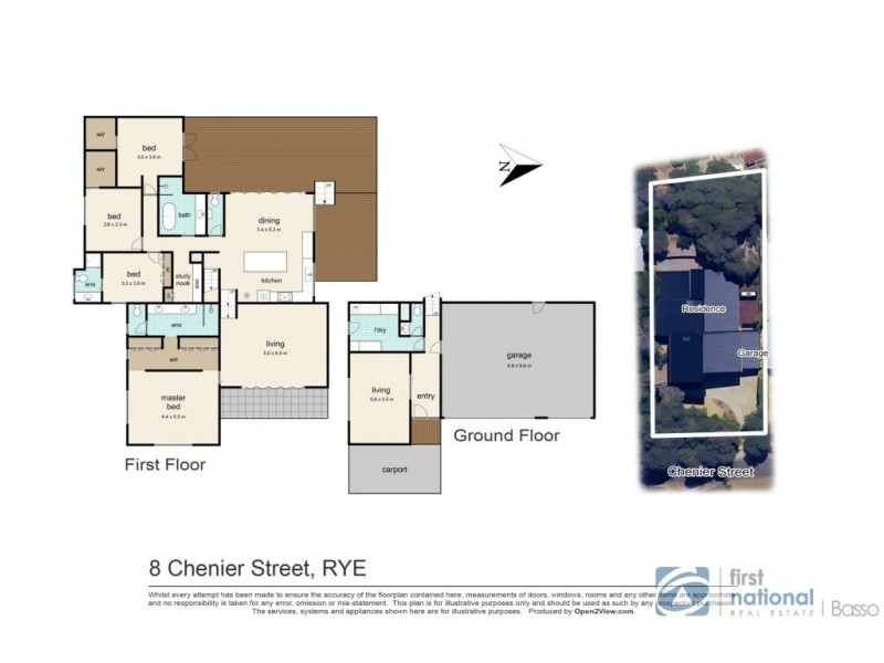 8 Chenier St, Rye VIC 3941 Floorplan