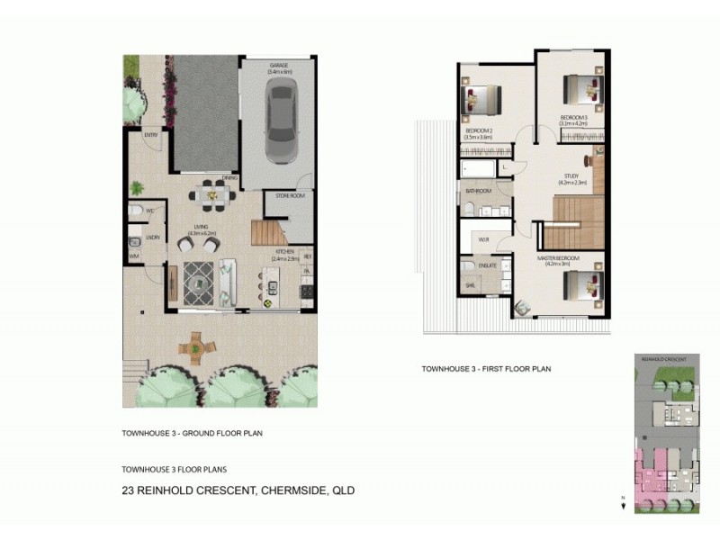 1-3/ 23 Reinhold Crescent, Chermside QLD 4032 Floorplan