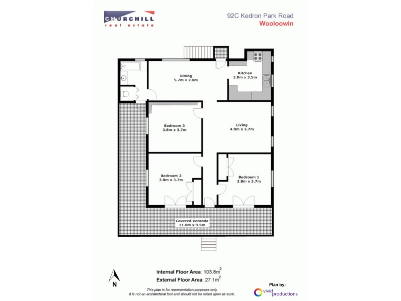92c Kedron Park Rd, Wooloowin QLD 4030 Floorplan