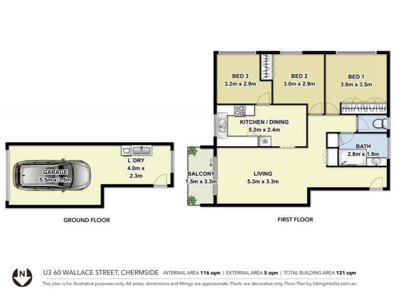 3/60 Wallace Street, Chermside QLD 4032