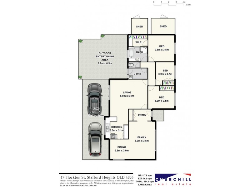 47 Flockton Street, Stafford Heights QLD 4053 Floorplan