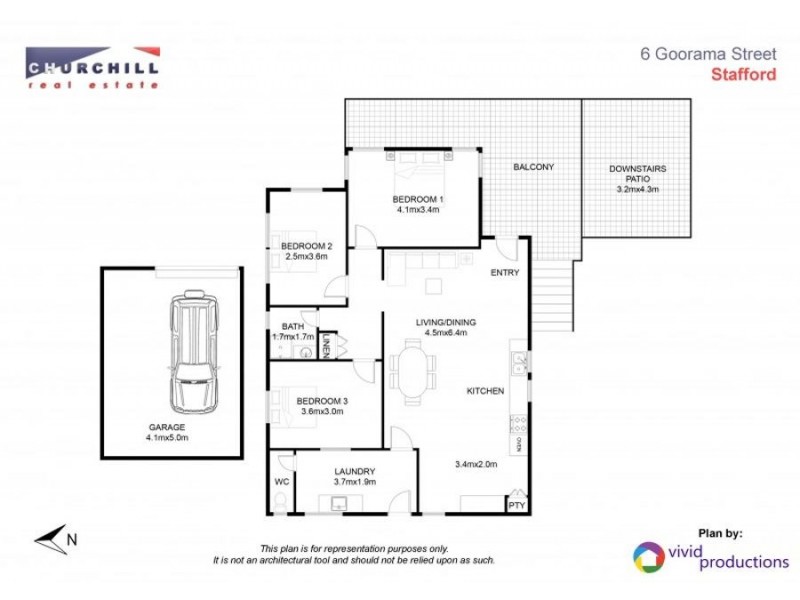 6 Goorama Street, Stafford QLD 4053 Floorplan