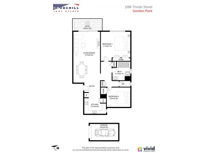 2/86 Thistle Street, Gordon Park QLD 4031 Floorplan