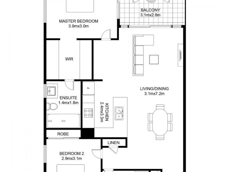 6/108 Broughton Road, Kedron QLD 4031 Floorplan