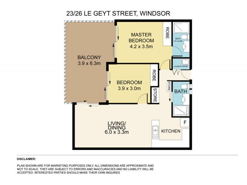 23/26 Le Geyt Street, Windsor QLD 4030 Floorplan