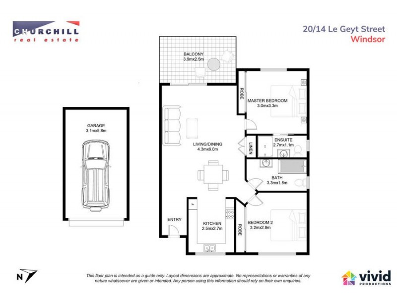 20/ 14 Le Geyt St, Windsor QLD 4030 Floorplan