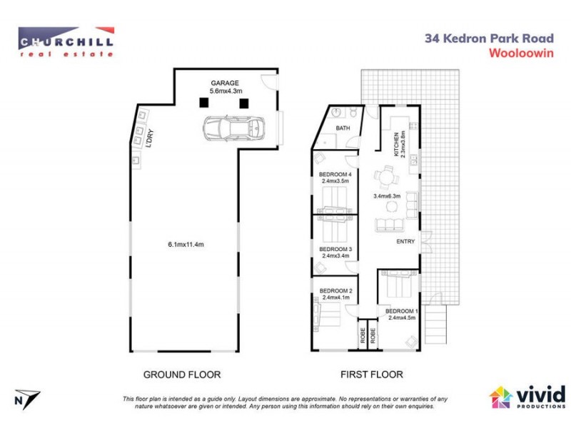 34 Kedron Park Road, Wooloowin QLD 4030 Floorplan