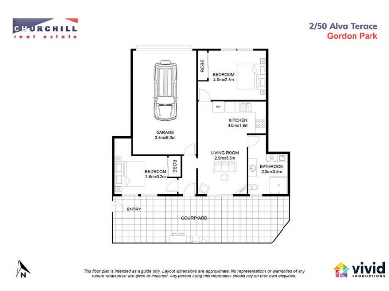 2/50 Alva Terrace, Gordon Park QLD 4031 Floorplan