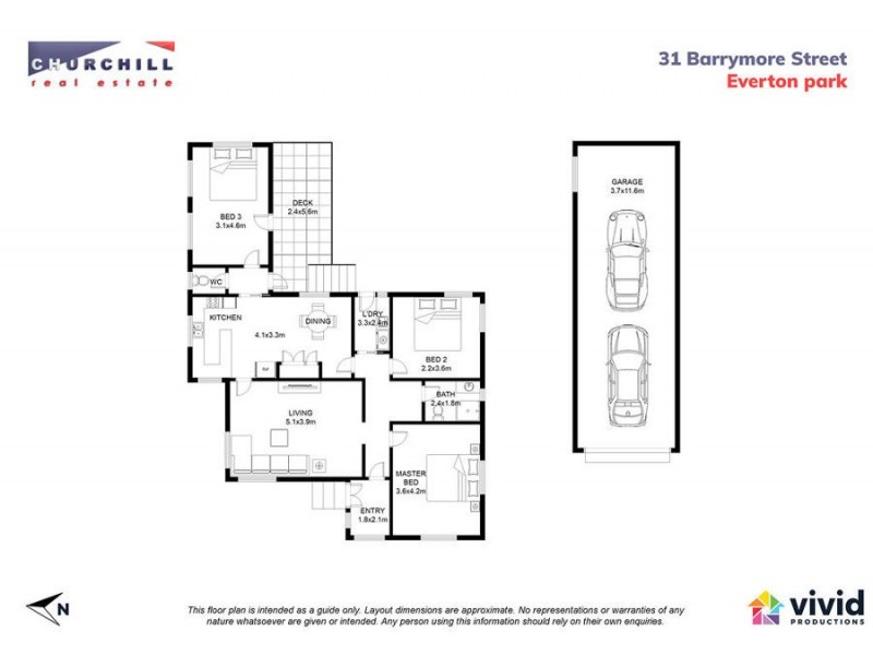 31 Barrymore Street, Everton Park QLD 4053 Floorplan