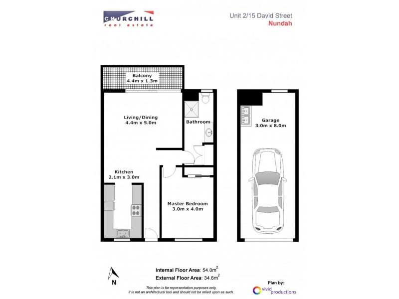 2/15 David St, Nundah QLD 4012 Floorplan