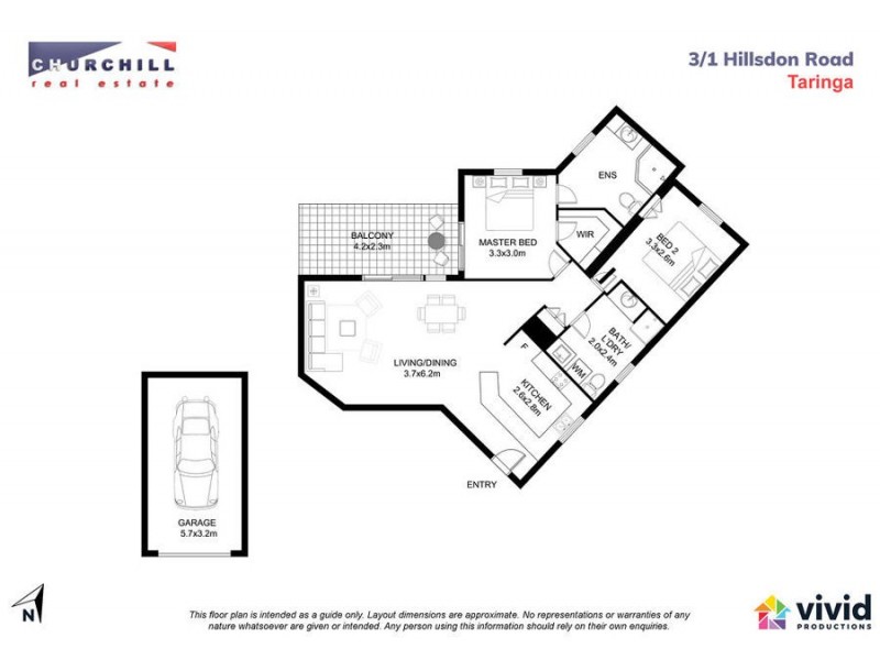 3 1 HILLSDON ROAD, Taringa QLD 4068 Floorplan