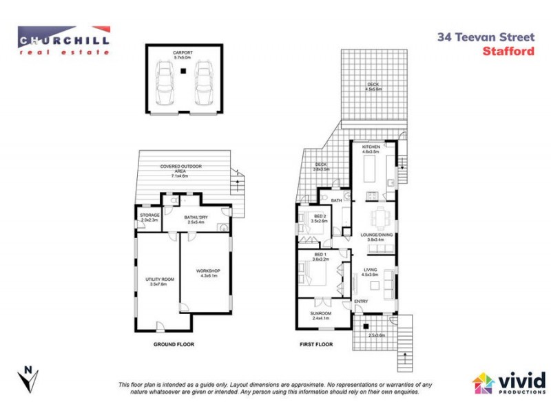 34 Teevan St, Stafford QLD 4053 Floorplan