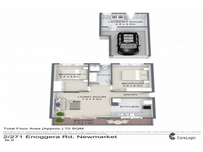 2/271 Enoggera Road, Newmarket QLD 4051 Floorplan