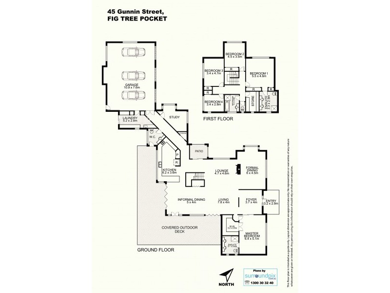 45 Gunnin Street, Fig Tree Pocket QLD 4069 Floorplan