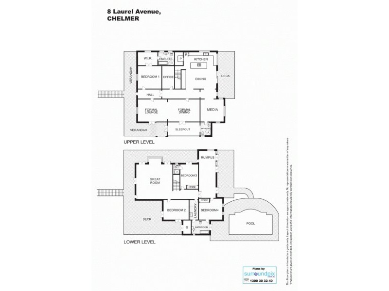 8 Laurel Avenue, Chelmer QLD 4068 Floorplan