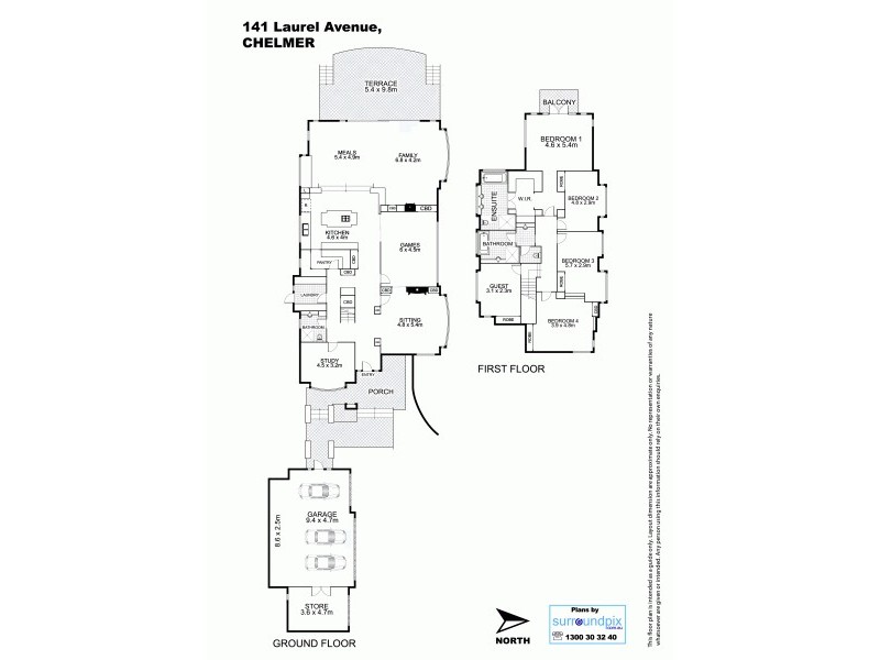 141 Laurel Avenue, Chelmer QLD 4068 Floorplan