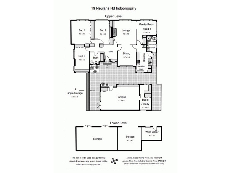 19 Neulans Road, Indooroopilly QLD 4068 Floorplan