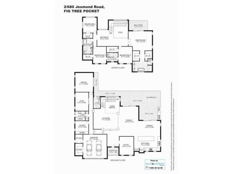 2/680 Jesmond Road, Fig Tree Pocket QLD 4069 Floorplan