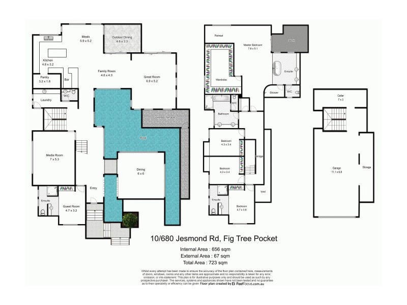 10/680 Jesmond Road, Fig Tree Pocket QLD 4069 Floorplan